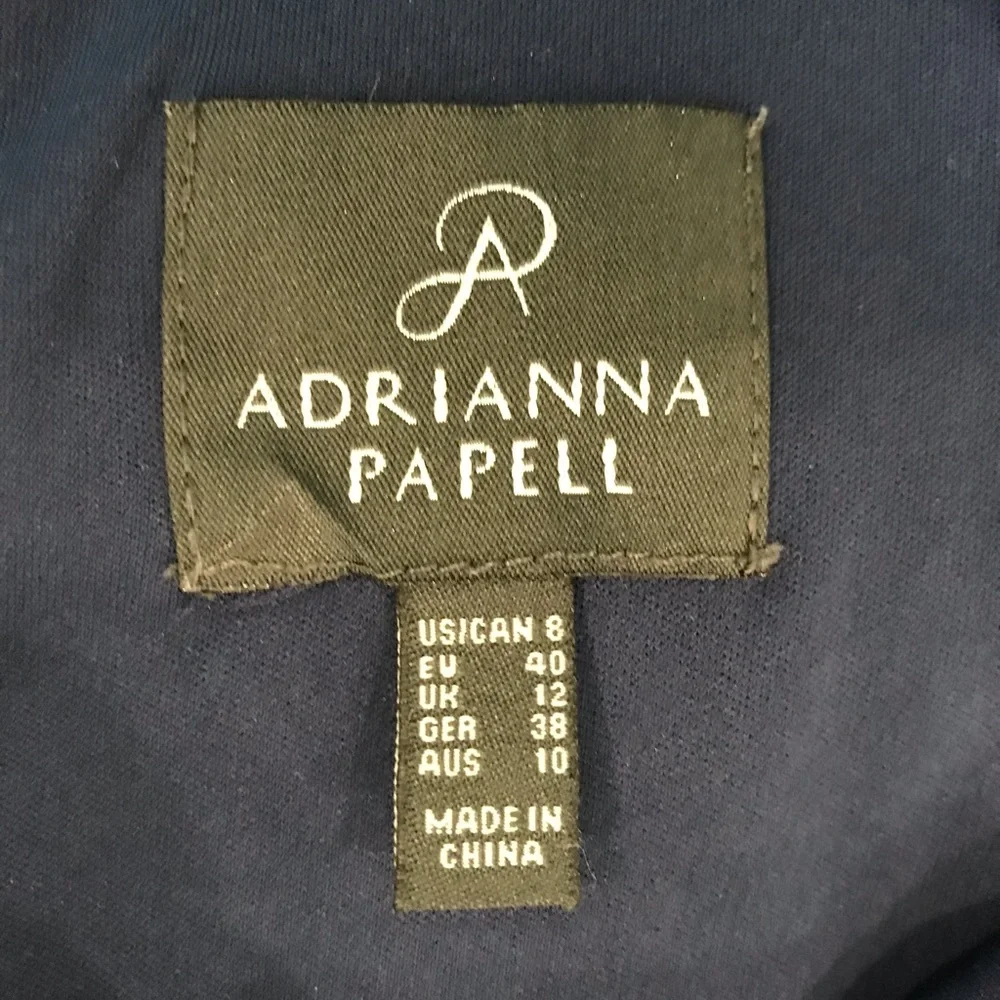 Adrianna Papell Formal, Navy Blue Color, In excellent condition. - Picture 6 of 6